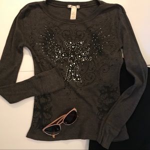 Love to Love Thermal T-Shirt Gray